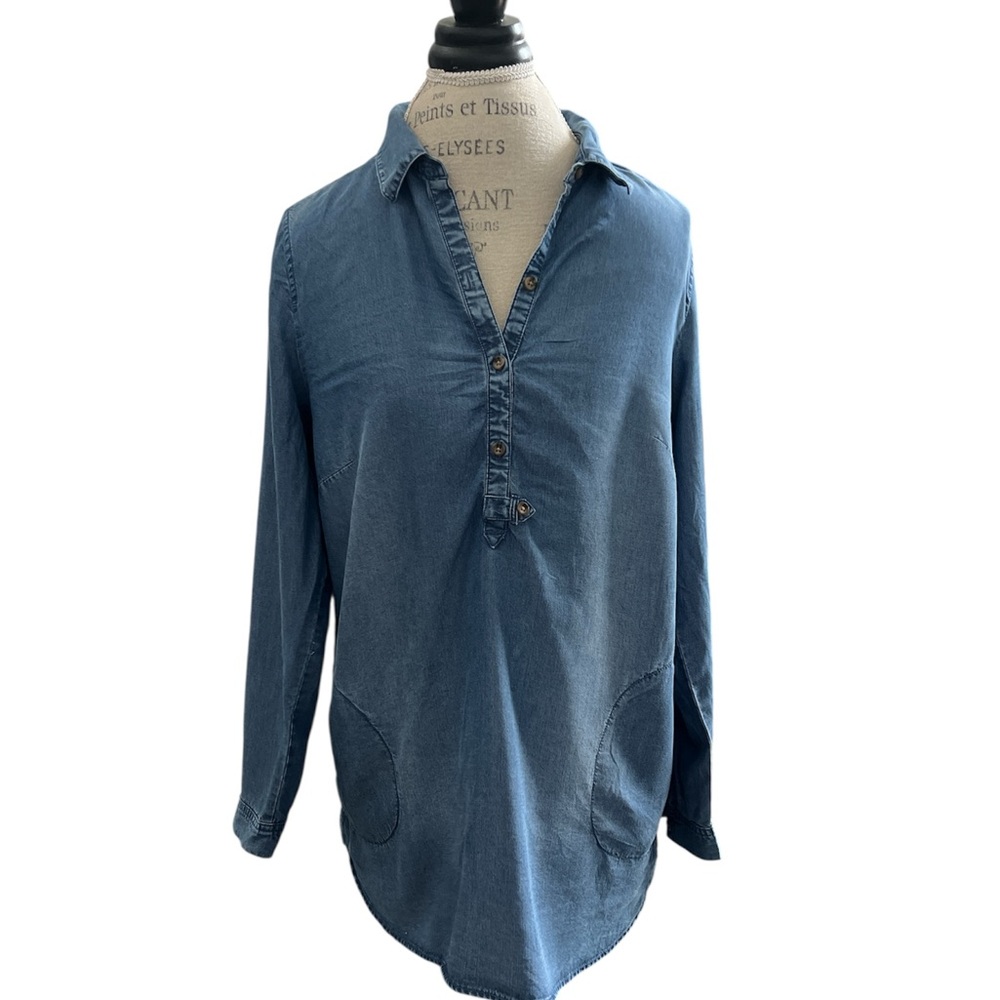 J.Jill Blue Denim Women's Top